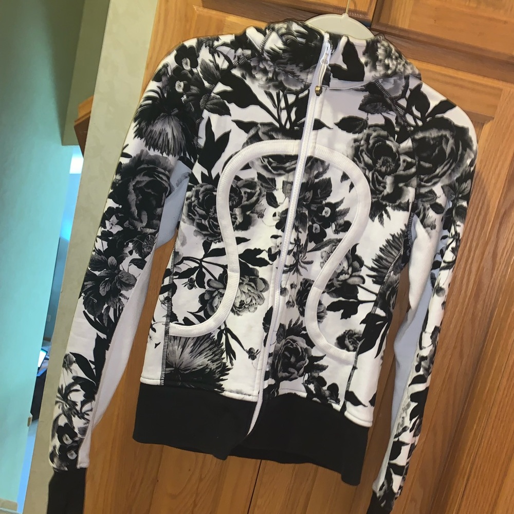LuluLemon Floral Scuba Hoodie